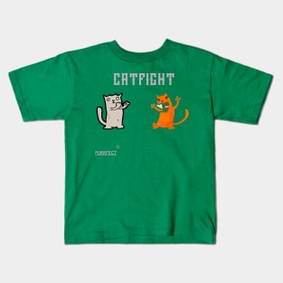 Purrfect Catfight Kids T-Shirt